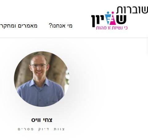 צחי וייס, צוות דיוק מסרים של שוברות שוויון